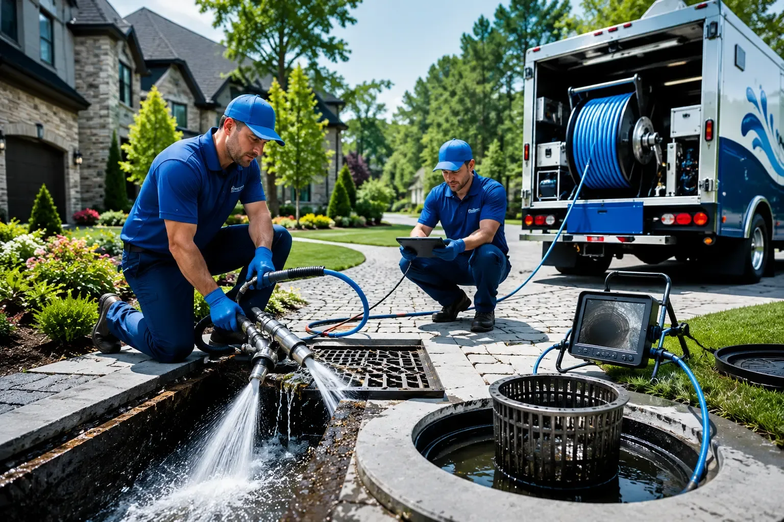 Local outdoor drain cleaning professionals in Lennon, MI