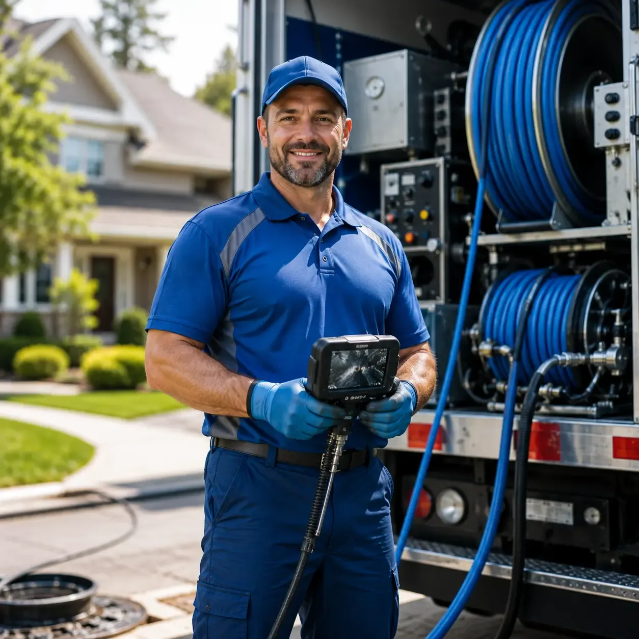 Local outdoor drain cleaning specialists in Lennon, MI